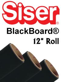 Siser BlackBoard Heat Transfer Vinyl 12" Rolls 4 Sizes