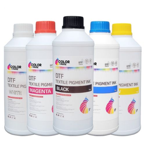 Color Prime DTF Pigment Inks - 5 Colors