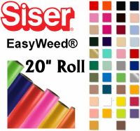 Siser EasyWeed Heat Transfer Vinyl 20" Rolls 4 Sizes - 42 colors