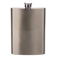 LumaSteel  Stainless Steel Flask - 8oz - Silver