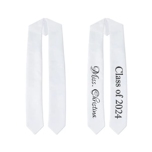 Unisex Sublimation Graduation Stole Blank Sash for Adults 36" x 4.5" #2