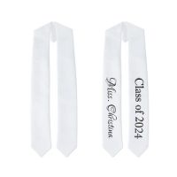 Unisex Sublimation Graduation Stole Blank Sash for Adults 36" x 4.5"