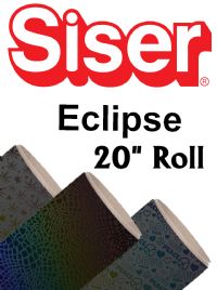 Siser Holographic Eclipse Heat Transfer Vinyl 20" Rolls 4 Sizes - 3 designs