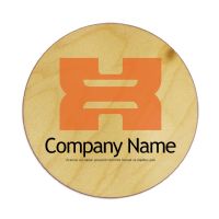 IronClad Sublimation Blank Maple Veneer Wood Coaster - 3 3/4" Round