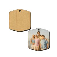 IronClad Sublimation Blank Maple Veneer Ornament - Sheild