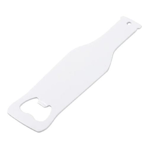 DyeTrans Sublimation Blank White Stainless Steel Bottle Opener - Bottle Style #2