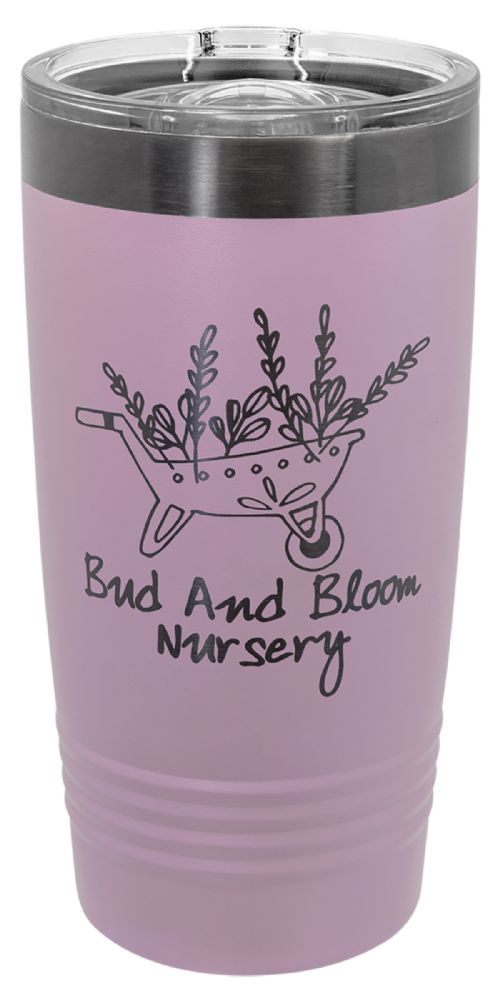 Laser Engravable Moody Lilac/Ghost Black 20oz Polar Camel ION-Plated Vacuum Insulated Tumbler with Slider Lid #2