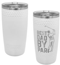 Laser Engravable Golf Ball 20oz Polar Camel Vacuum Insulated Tumbler with Slider Lid