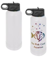 Laser Engravable White/Prism 32oz Polar Camel ION-Plated Vacuum Insulated Water Bottle