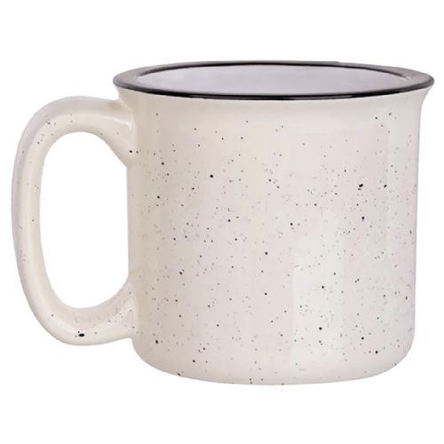 DyeTrans Sublimation Mugs-Ceramic Camp Mug - 13oz - Beige