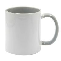 IronClad™ 11oz Ceramic Sublimation Mug - Gray Inner and Handle