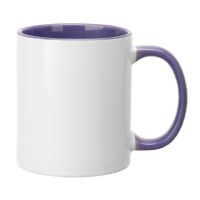 IronClad™ 11oz Ceramic Sublimation Mug - Purple Inner and Handle