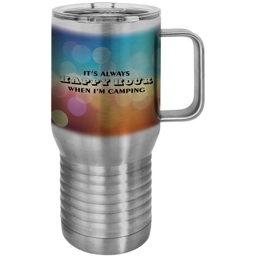 Stainless Steel 20oz Polar Camel Vacuum Insulated Sublimatable Travel Mug with Slider Lid #2