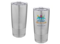 Stainless Steel 20oz Polar Camel Vacuum Insulated Sublimatable Tumbler with Clear Lid