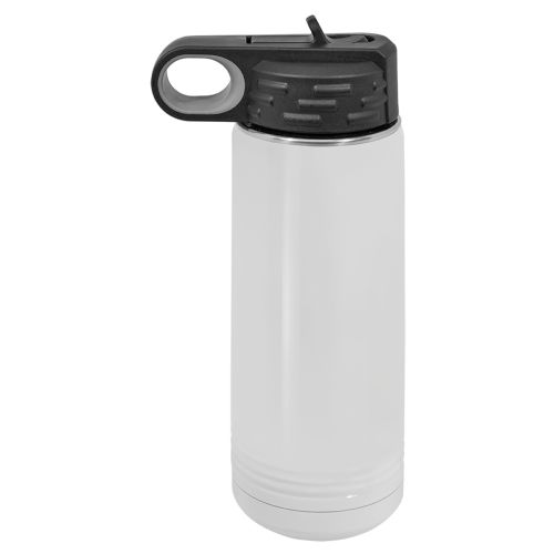 White 20oz Polar Camel Vacuum Insulated Sublimatable Water Bottle