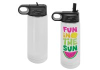 White 20oz Polar Camel Vacuum Insulated Sublimatable Water Bottle