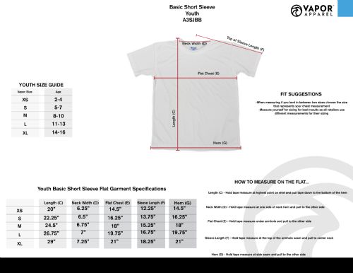 Vapor Youth Spunsoft Basic Short Sleeve T-Shirt #4