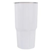 Luma Steel Sublimation Blank Tumbler - 30oz - White - Octagon Base