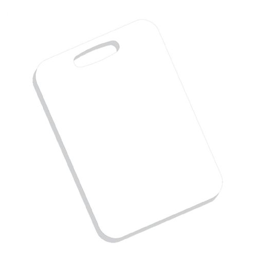 Unisub Sublimation Blank Acrylic Bag Tag - 4" x  2.75" Rectangle 1-Sided #2