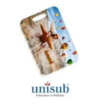 Unisub Sublimation Blank Acrylic Bag Tag - 4" x  2.75" Rectangle 1-Sided