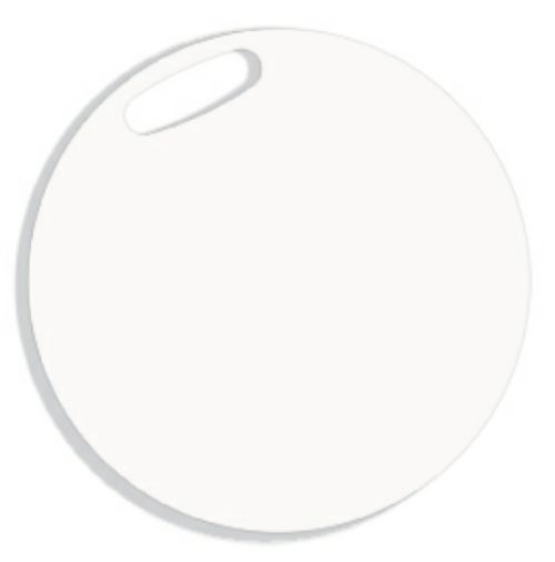 Unisub Sublimation Blank Acrylic Bag Tag - 3.5" Circle 1-Sided #2