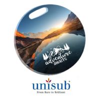 Unisub Sublimation Blank Acrylic Bag Tag - 3.5" Circle 1-Sided