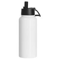 LumaSteel Stainless Steel Sublimation Water Bottle - 32oz - White