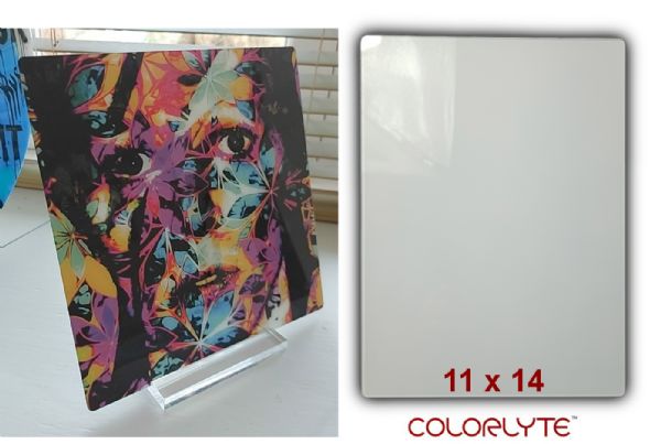 ColorLyte Sublimation Blank Flat Photo Glass Panel - 11" x 14" #3