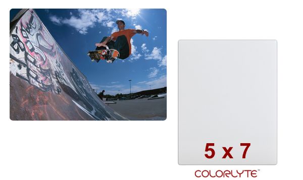 ColorLyte Sublimation Blank Flat Photo Glass Panel - 5" x 7" #3