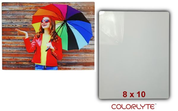 ColorLyte Sublimation Blank Flat Photo Glass Panel - 8" x 10" #3