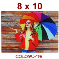 ColorLyte Sublimation Blank Flat Photo Glass Panel - 8" x 10"