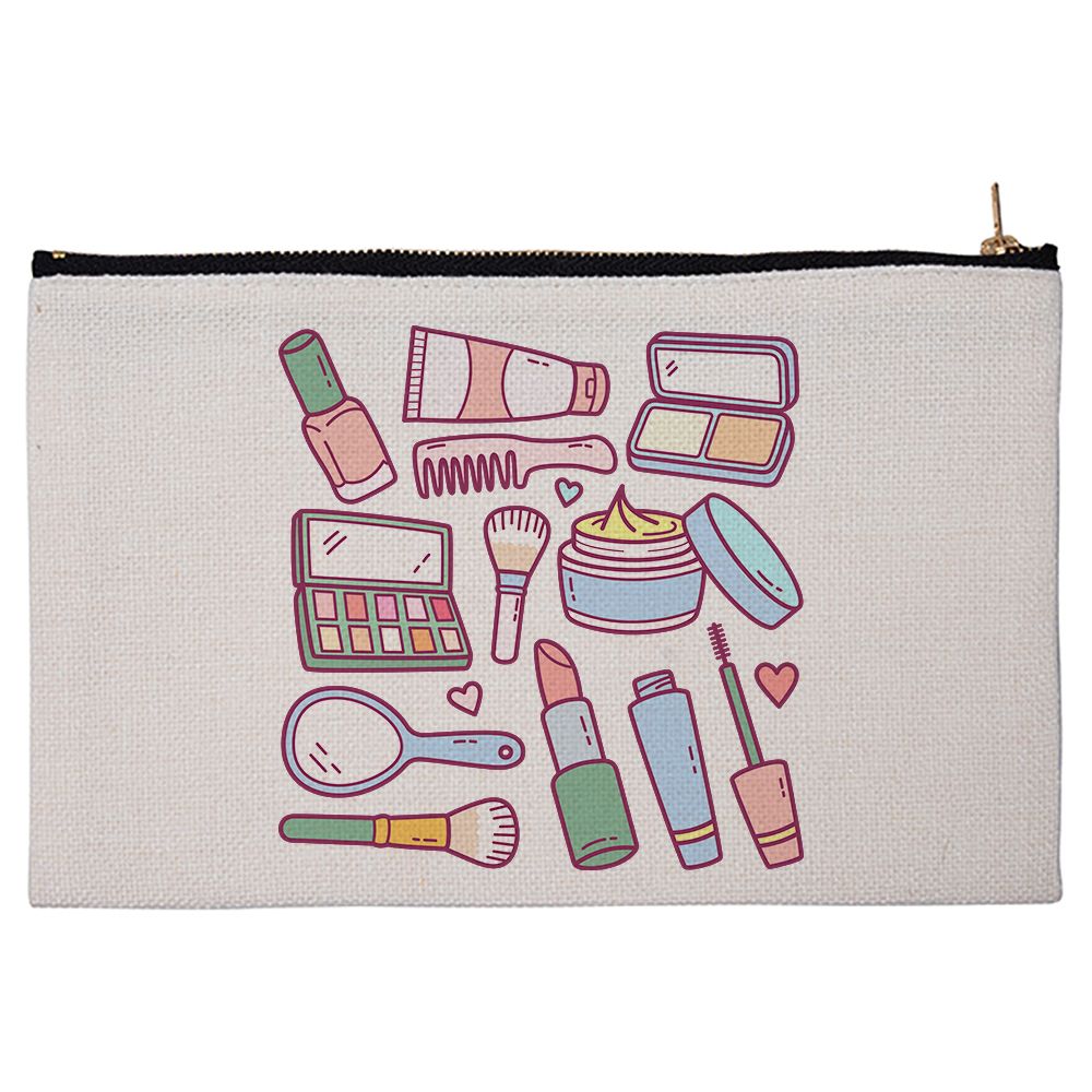 Image for Sublimation Linen Makeup Bag